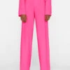 High Rise Wide Leg Trouser -- Flamingo -Chic Attire Store LWWB0861 FLAMINGOFRSU23EC WOMENS DAY 04 1546HR