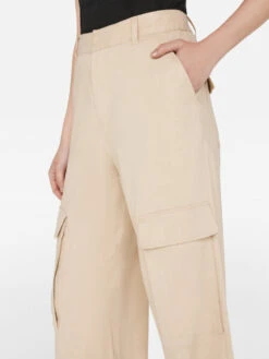 Cargo Pant -- Sand -Chic Attire Store LWWB0862 SAND FRSU23EC II WOMENS DAY 01 0999HR 1