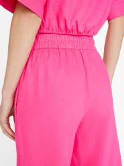 Drawstring Lounge Pant -- Flamingo -Chic Attire Store LWWB0868 FLAMINGO FRSU23EC WOMENS DAY 03 0907HR