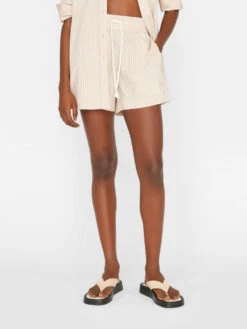 Drawstring Lounge Short -- Sand Multi