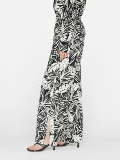 Drawstring Lounge Pant -- Noir Multi -Chic Attire Store LWWB0890 NOIR MULTI FRSU23EC II WOMENS DAY 01 1146HR