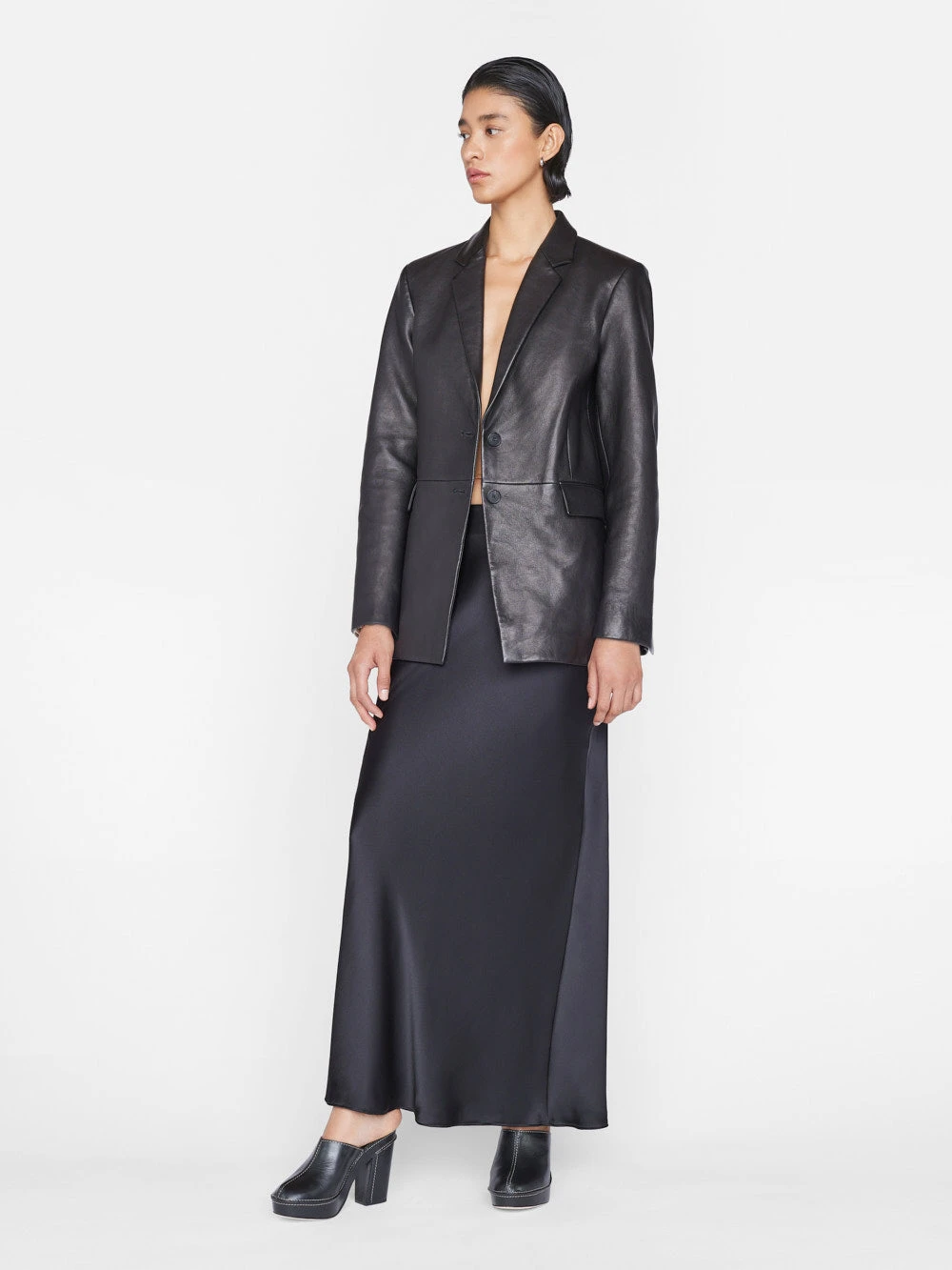 Column Maxi Skirt -- Noir 5 Column Maxi Skirt -- Noir - Image 3