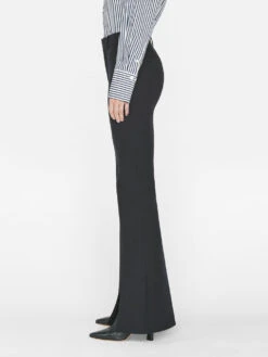 Le High Flare Split Trouser -- Noir -Chic Attire Store LWWB0920 NOIR 0254