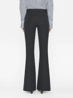 Le High Flare Split Trouser -- Noir -Chic Attire Store LWWB0920 NOIR 0263