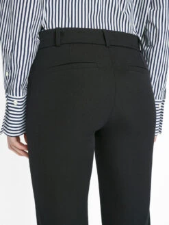 Le High Flare Split Trouser -- Noir -Chic Attire Store LWWB0920 NOIR 0265