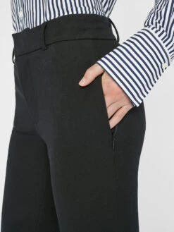 Le High Flare Split Trouser -- Noir -Chic Attire Store LWWB0920 NOIR 0268