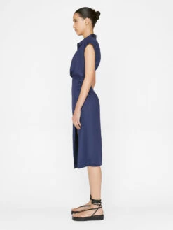 Sleeveless Twist Dress -- Navy 14 Sleeveless Twist Dress -- Navy -Chic Attire Store LWWD0628 NAVY FRSP23EC II WOMENS DAY 02 0026HR