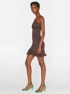 Asymmetrical Mini Dress -- Chocolate Brown 13 Asymmetrical Mini Dress -- Chocolate Brown -Chic Attire Store LWWD0709 CHOCOLATE BROWN FRSU23EC WOMENS DAY 05 1030LR