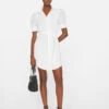 Gillian Mini Dress -- Blanc -Chic Attire Store LWWD0750 BLANC FRSU23EC WOMENS DAY 04 1087HR