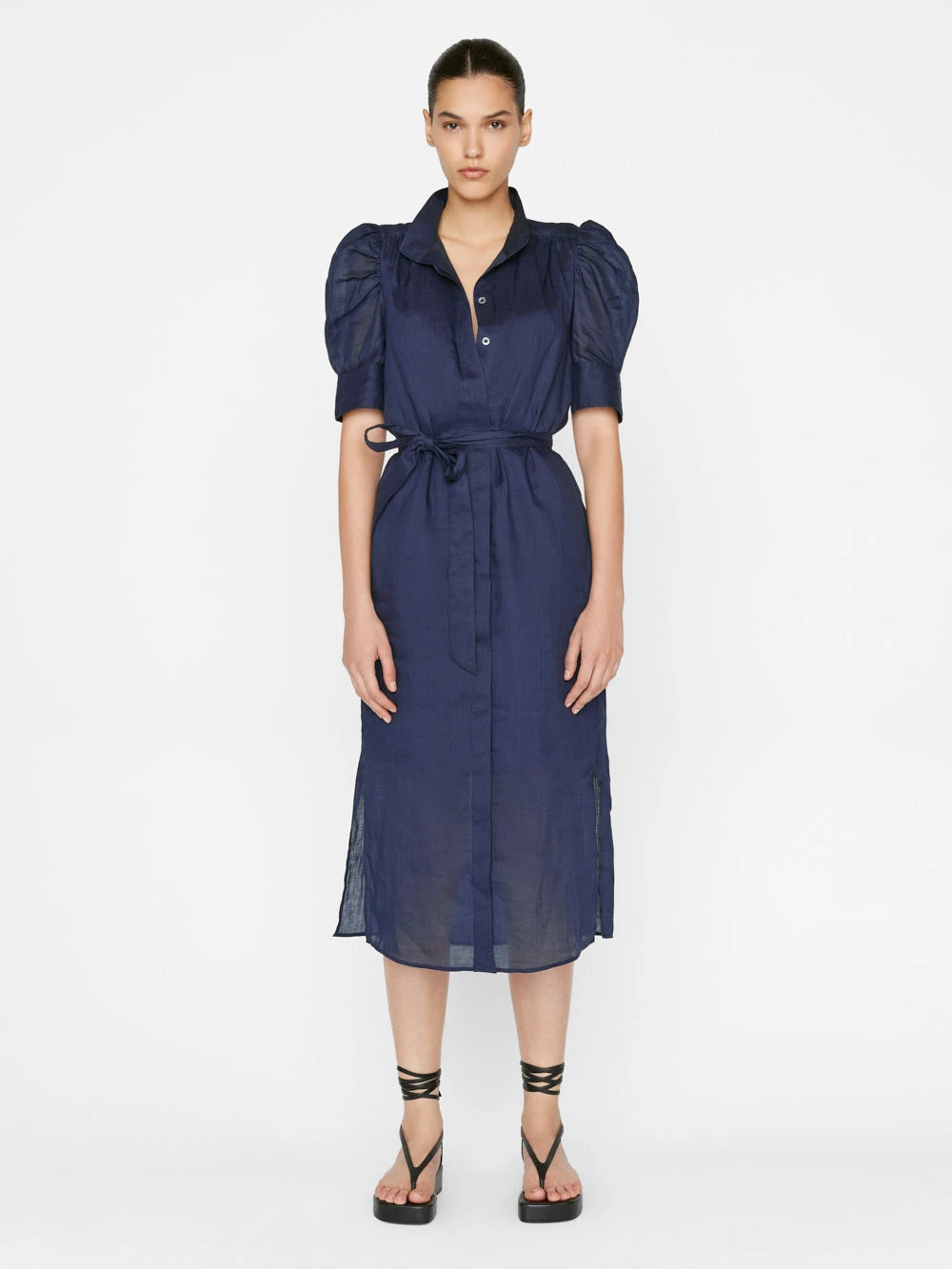 Gillian Midi Dress -- Navy 3 Gillian Midi Dress -- Navy
