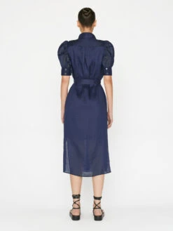 Gillian Midi Dress -- Navy 11 Gillian Midi Dress -- Navy -Chic Attire Store LWWD0751 NAVY FRSP23EC II WOMENS DAY 02 0030HR