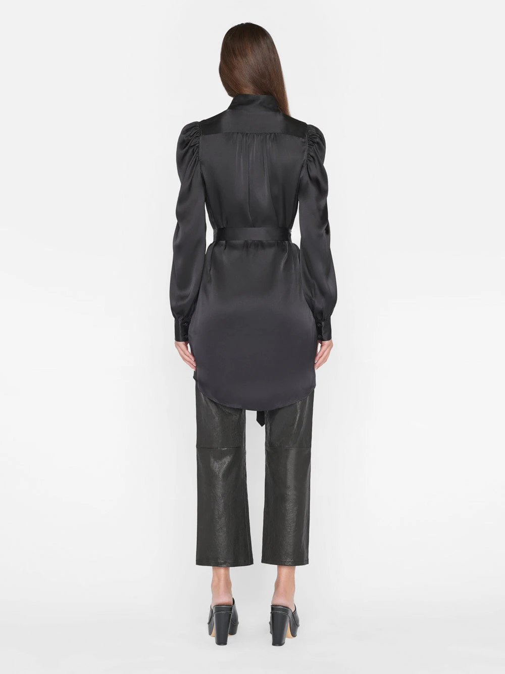 Gillian Long Sleeve Mini Dress -- Noir 8 Gillian Long Sleeve Mini Dress -- Noir - Image 6