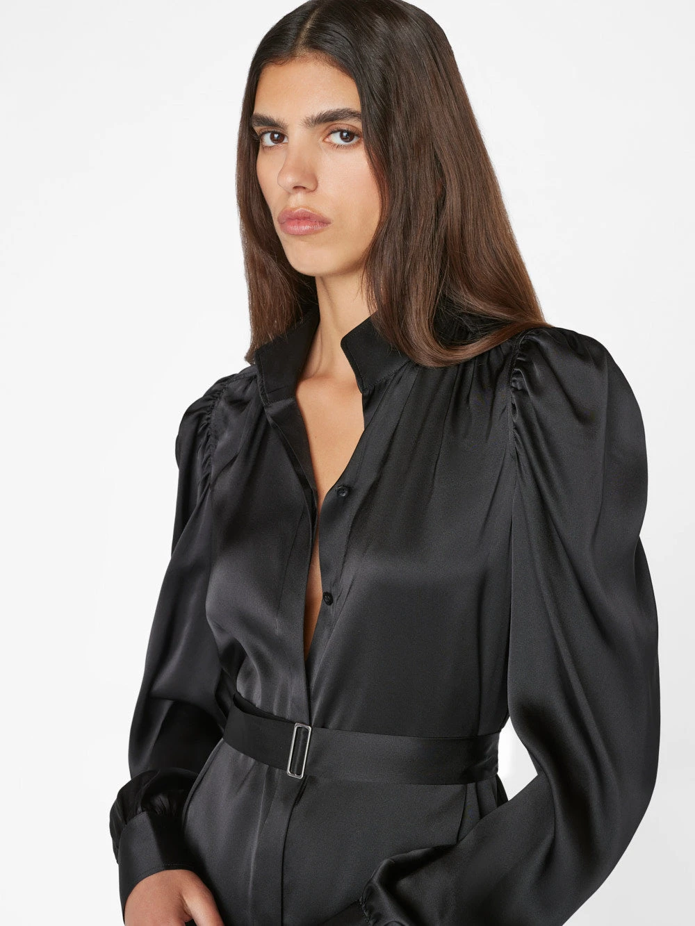 Gillian Long Sleeve Mini Dress -- Noir 4 Gillian Long Sleeve Mini Dress -- Noir - Image 2