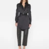 Gillian Long Sleeve Mini Dress -- Noir -Chic Attire Store LWWD0753 NOIR 1079