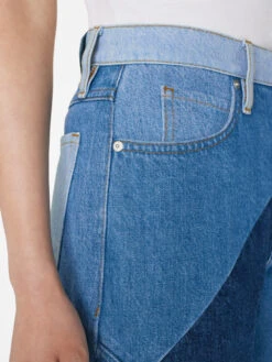 Patchwork Le High 'N' Tight Wide Leg -- Blue Compilation 15 Patchwork Le High 'N' Tight Wide Leg -- Blue Compilation -Chic Attire Store PHNTWL727 BLUE COMPILATION FRSU23EC II WOMENS DAY 01 0656HR