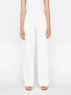 Relaxed Straight Cargo -- Ecru