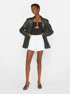 Sailor Snap Short -- Blanc 15 Sailor Snap Short -- Blanc -Chic Attire Store SSSH728 BLANC FRSU23EC WOMENS DAY 05 1102HR