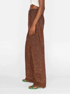 Crystal Slouchy Straight Leg Jean -- Chocolate Brown 18 Crystal Slouchy Straight Leg Jean -- Chocolate Brown -Chic Attire Store SSSTL728 CHOCOLATE BROWN FRSU23EC WOMENS DAY 05 0916HR