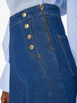 Sailor Snap Wide Leg -- Adele -Chic Attire Store SSWL118 ADELE FRSU23EC WOMENS DAY 05 0051HR