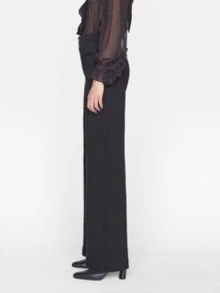 Tailored Wide Leg -- Film Noir 14 Tailored Wide Leg -- Film Noir -Chic Attire Store TWL142 FILM NOIR 0873