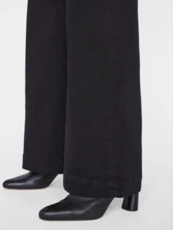 Tailored Wide Leg -- Film Noir 12 Tailored Wide Leg -- Film Noir -Chic Attire Store TWL142 FILM NOIR 0887