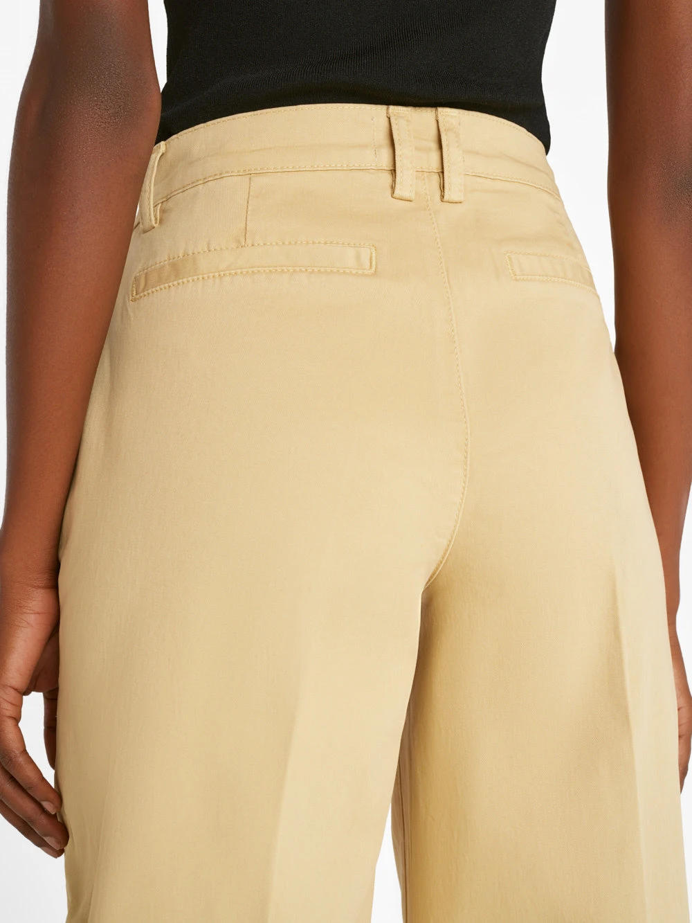 Wide Leg Tomboy Trouser -- Washed Tan 6 Wide Leg Tomboy Trouser -- Washed Tan - Image 4